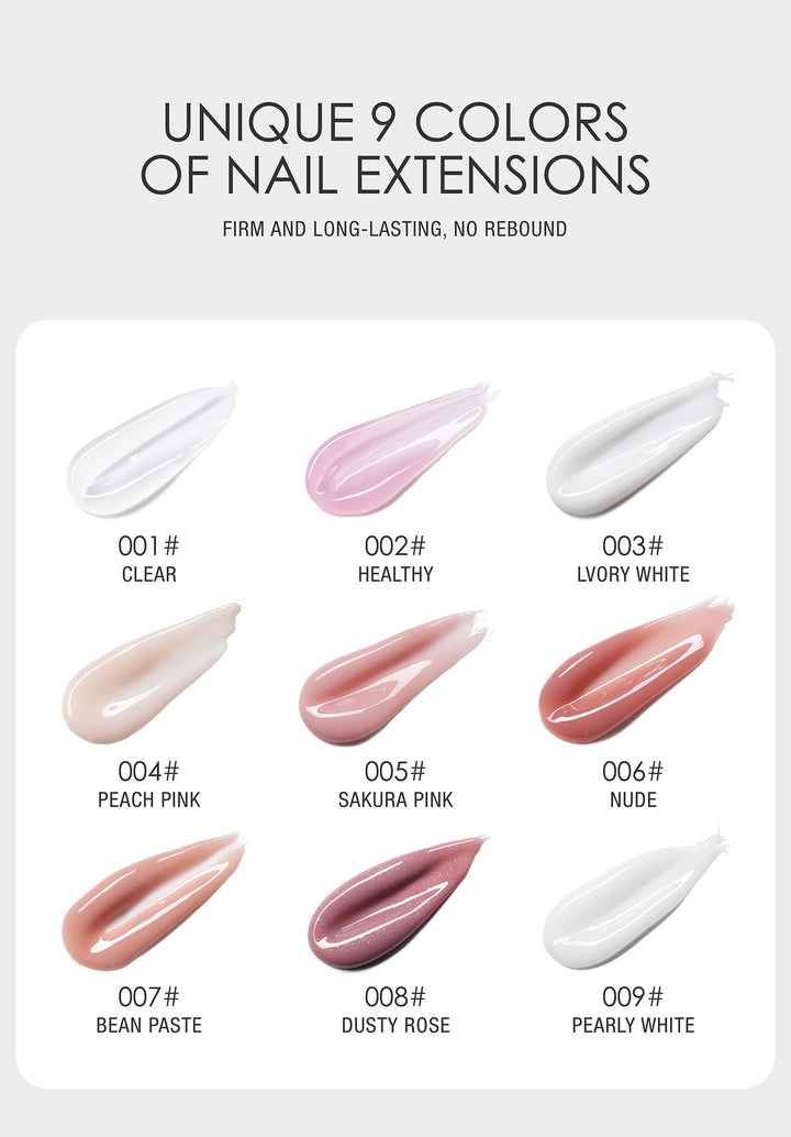 ACRYLIC POLLY GEL SET of 9