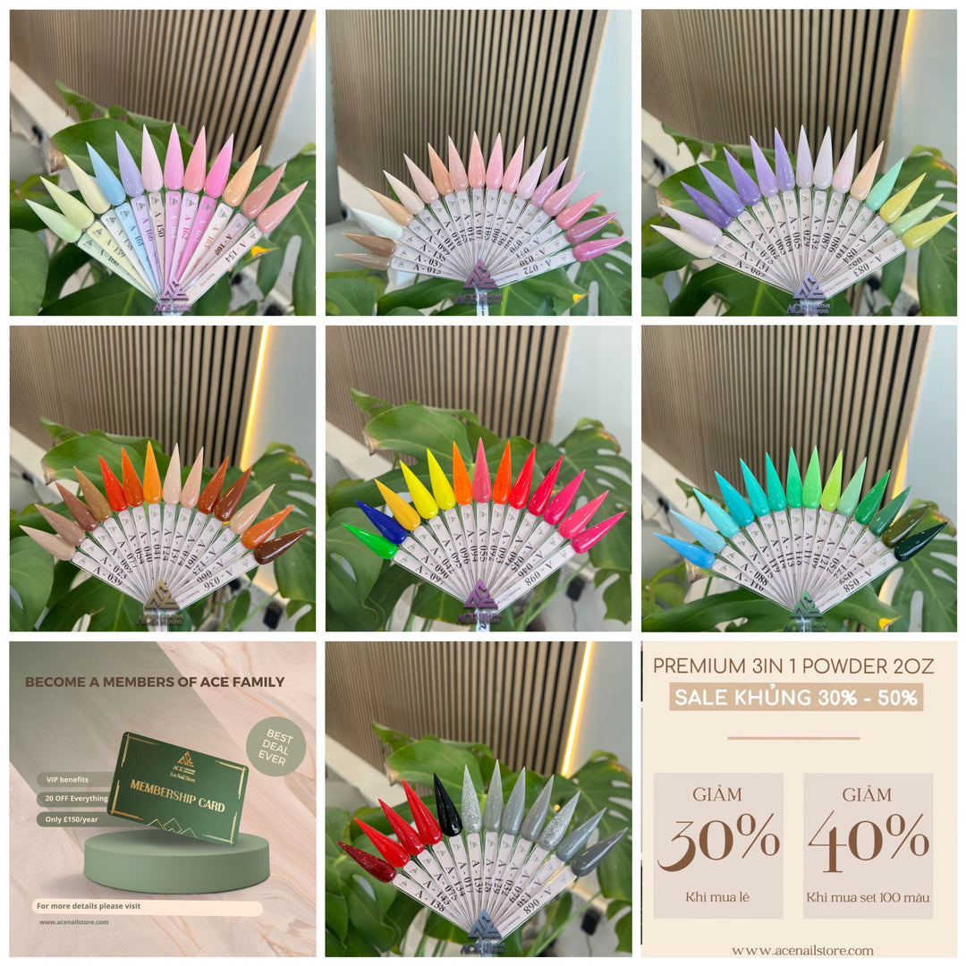 Colour Powder/Acrylic Set 180